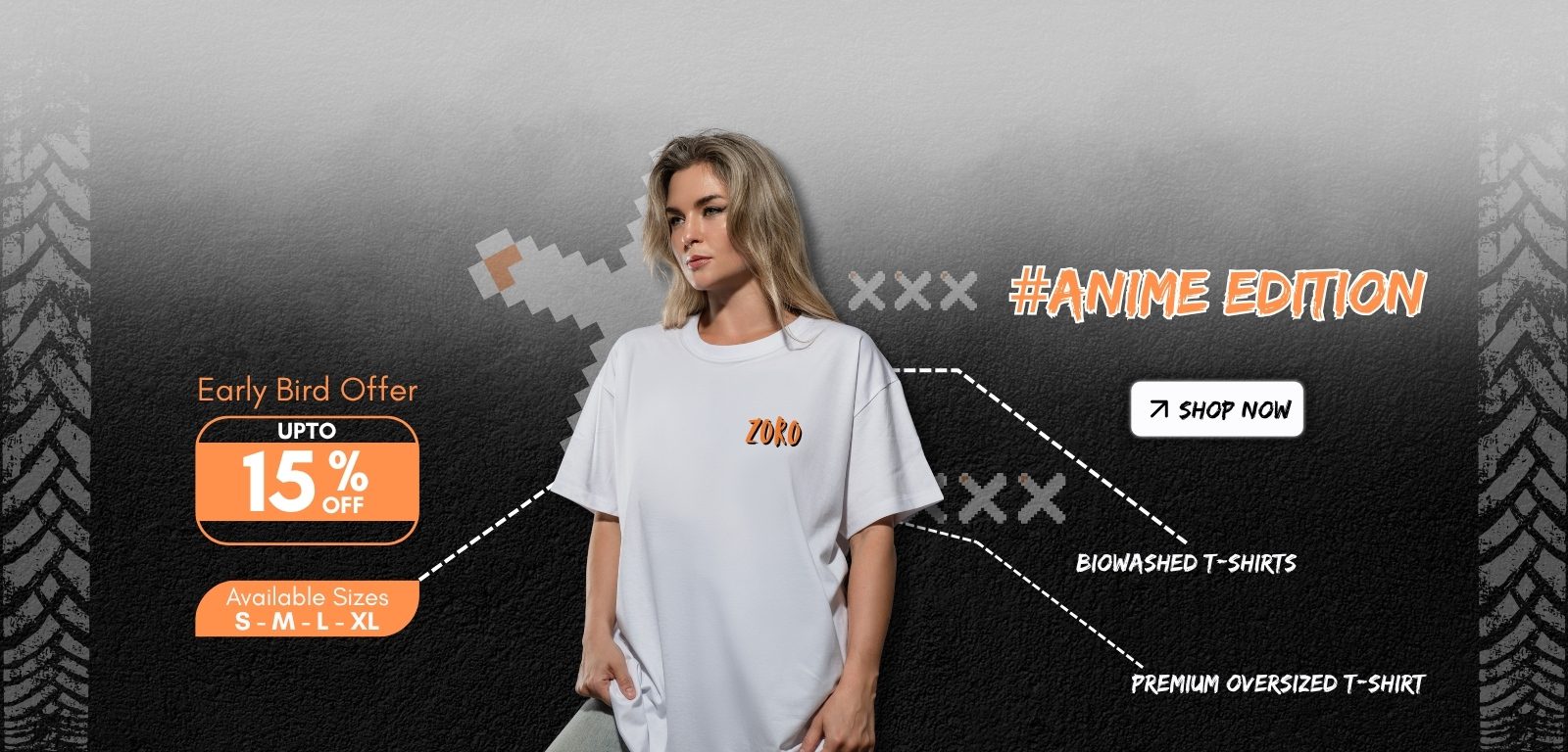 Dstagx Zoro Premium Oversized T-Shirts Desktop Image