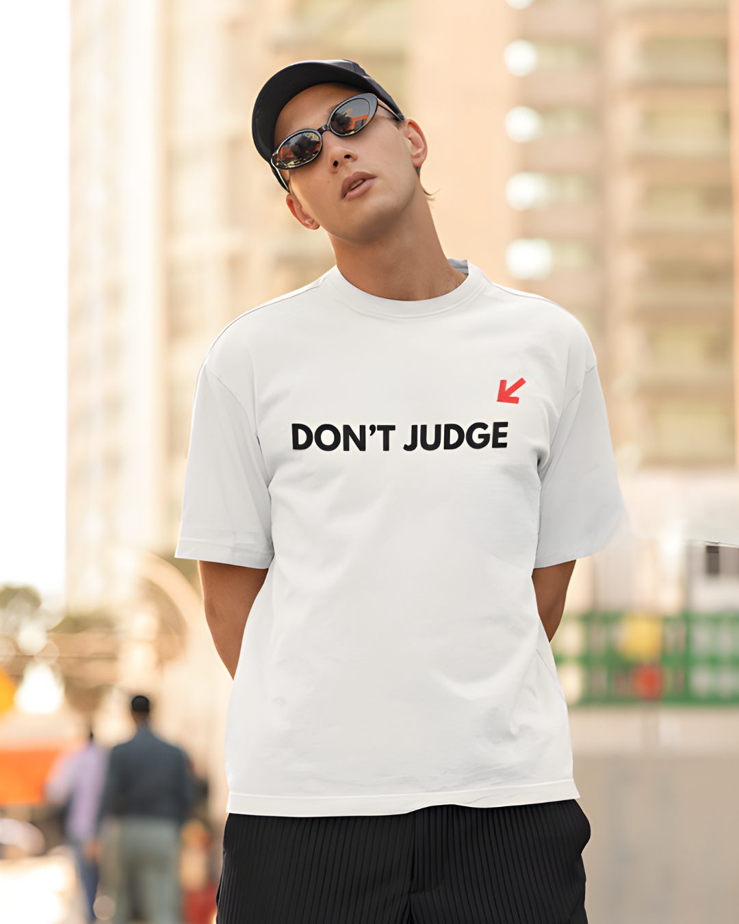 Limited Edition Oversized T Shirt White Front