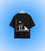 Moon Watcher Oversized T-Shirt Backside Image