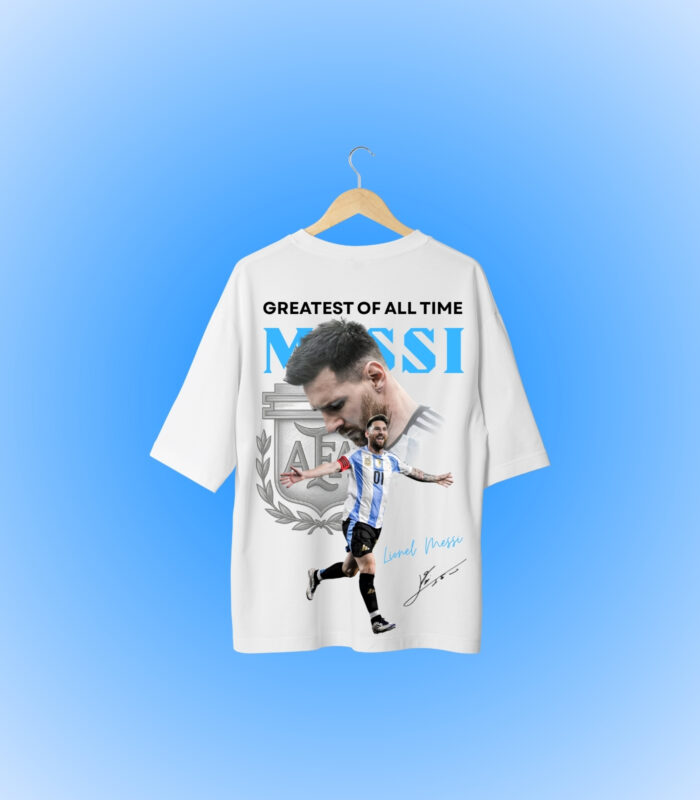 Argentina Oversized T-Shirt Backside Image
