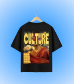Culture Oversized T-Shirt Backside Design