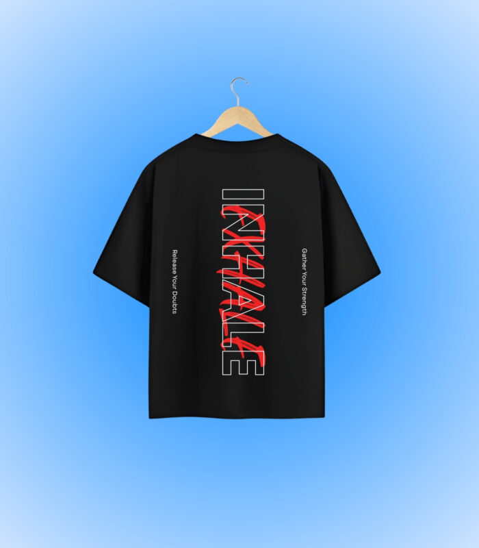 Inhale Exhale Oversized T-Shirt