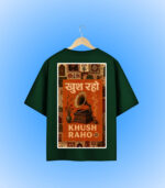 Khush Raho Oversized T-Shirt Backside Design