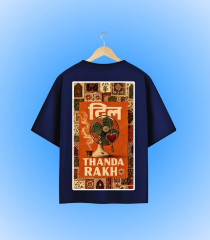 Thanda Rakh Oversized T-Shirt Backside Design