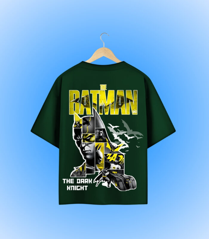 DC Studios Batman Oversized T-Shirt Backside Design