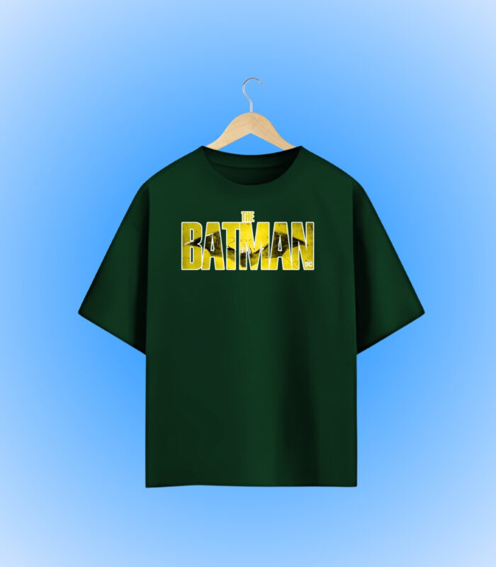 DC Studios Batman Oversized T-Shirt Frontside Design