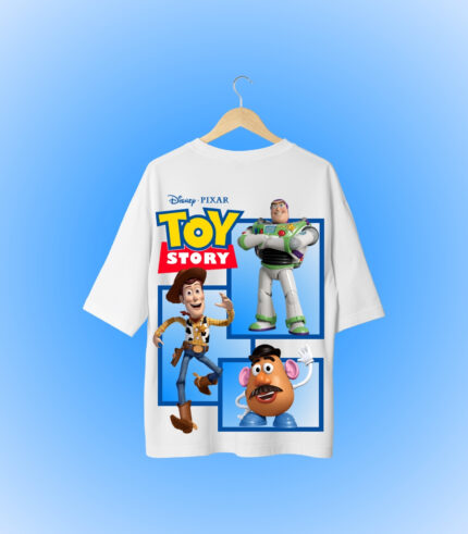 Disney Toy Story Oversized T-Shirt Backside Image