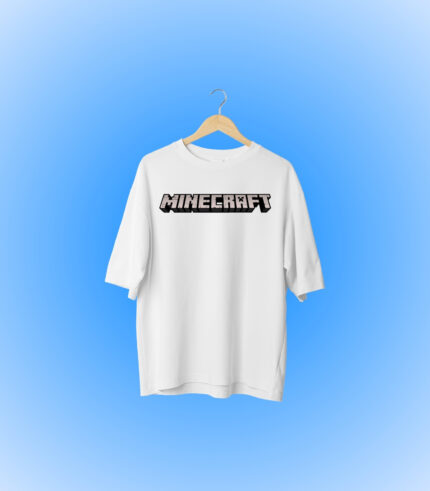 Minecraft Oversized T-Shirt Frontside Image