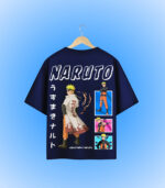 Naruto Uzumaki Oversized T-Shirt Backside Design